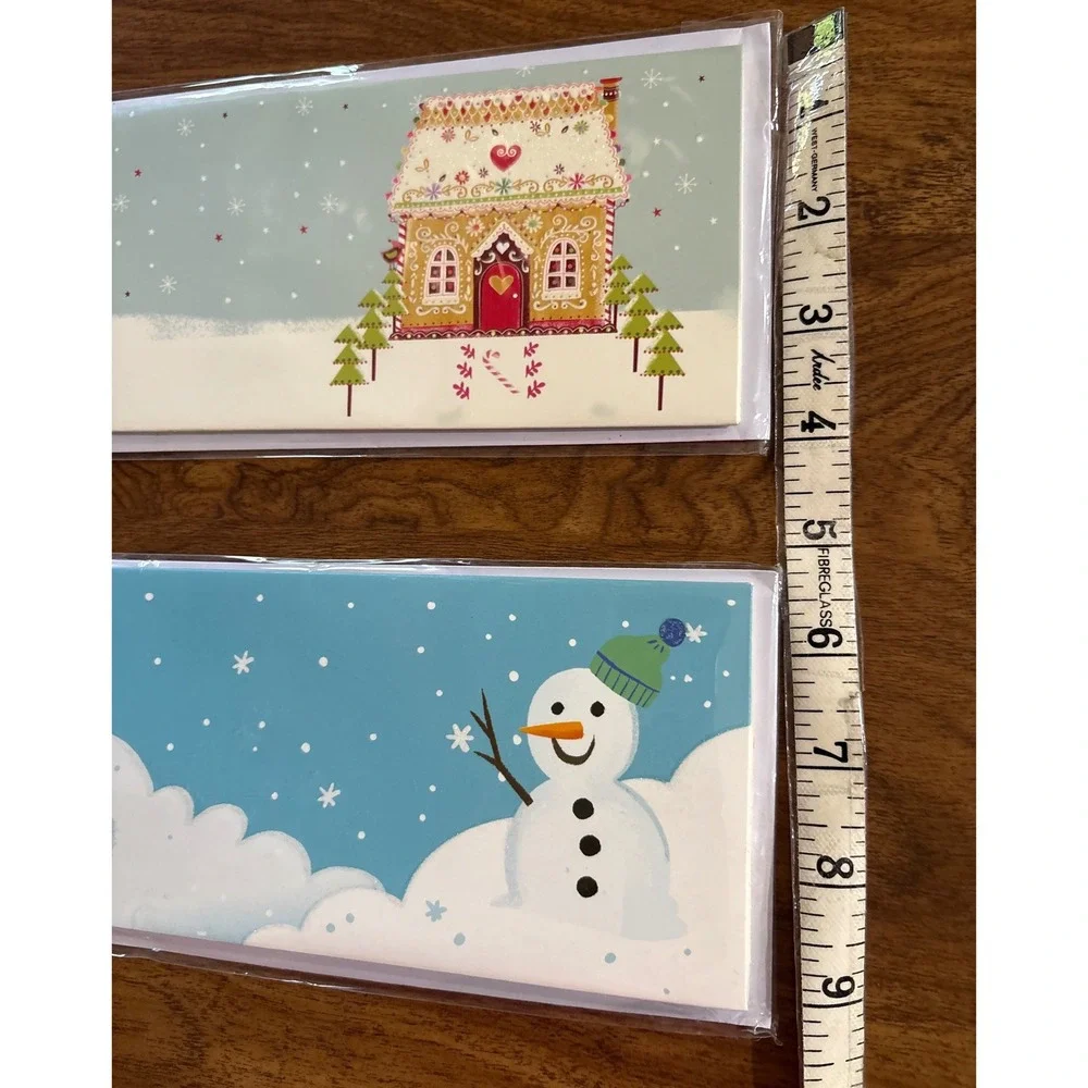 Up With Paper Panoramics Christmas Holiday Greeting Card Candy Houses Howl-idays